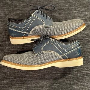 Steve Madden P-Lain Denim Blue Oxfords - Men’s 7